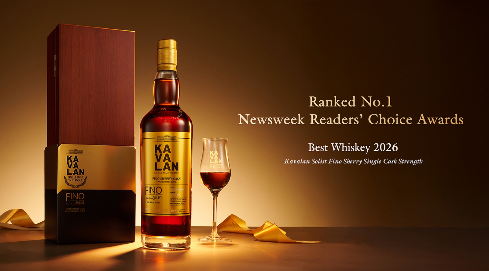 Global Whisky Fans Rank Kavalan No.1 in Newsweek Readers