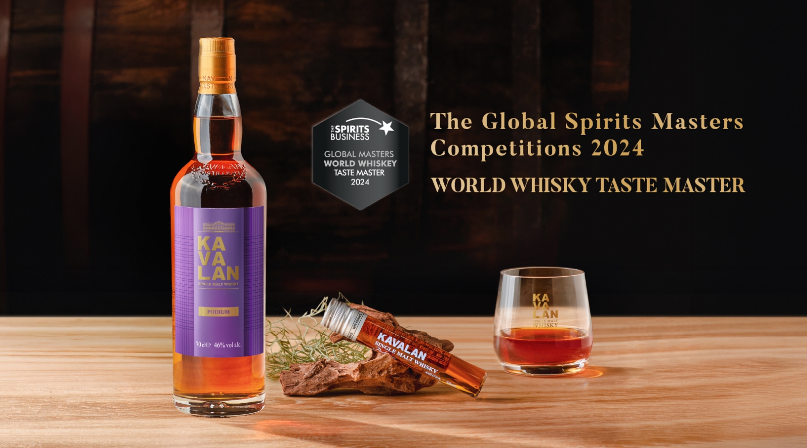 Kavalan Podium Single Malt Whisky Honored as World Whisky Taste 
